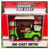 Denver Die Cast Golf Cart Green 2017 -TOYS-Figures
