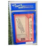 1989 Bowman #220 - Ken Griffey Jr. - Graded 8 - 92 NM/MT+ - Baseball Rookie Card