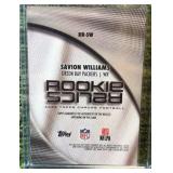 2025 Topps Chrome Savion Williams #RR-SW Rookie Relics (RC) Green Bay Packers