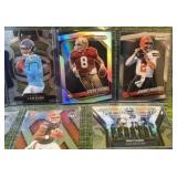 NFL Mixed Card Lot 7 Cards Total! Stars, Rookies, & Parallels
