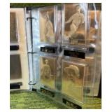 1996 Danbury Mint 22kt Gold Baseball Cards Set With Binder- Most Cards included,missing some.