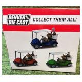 Denver Die Cast Golf Cart Green 2017 -TOYS-Figures