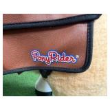 Pony Rider Gallop and Go Horse! Go up and down on saddle to move it !!  NICE