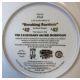Jackie Robinson World Champion Collectors Plate w/ COA #'d