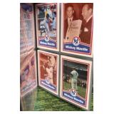 Mickey Mantle Booklet Cards & Story included! 5 Pages of Cards in Total