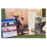 Entertainment Lot- I,Tonya Blue Ray, 2 Mad Magazines from October 1989 and January 1990, and Waterworld Clear Ultra Movie Promotion Card