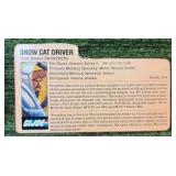 1985 G.I. JOE Snow Cat Driver- Code Name: Frostbite-  Action Figurine