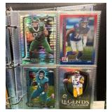 NFL Topps chrome binder inserts parallels