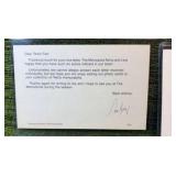 Minnesota Twins World Series Champions, Tom Kelly and Gene Larkin Autographed 3 x 5 photo Minnesota’s Twins