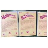 1992 Donruss Diamond Kings 3 Card Lot Steve, Avery, Dave Winfield and Brian McRae /10,000