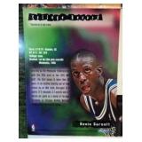 Vintage 1997-98 Minnesota Timberwolves Uncut Trading Card Sheet NBA Hoops Pepsi