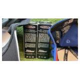 FRESH Golf Lot with 2 New Hats & 2 NEW Sleeves of Titleist Tour Prestige NEW Golf Balls!