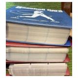 Three Large Books of 1991,92,93 Topps Baseball Mixed Lot in Binders, 3 Large Books Total