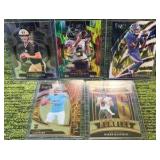 2025 Select Football Lot 5 cards Total