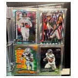 NFL Topps chrome binder inserts parallels