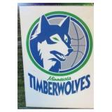 Vintage 1997-98 Minnesota Timberwolves Uncut Trading Card Sheet NBA Hoops Pepsi