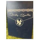 Mickey Mantle Booklet Cards & Story included! 5 Pages of Cards in Total