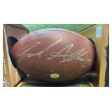 Jared Allen #69 Autographed NFL Wilson Football with COA Minnesota Vikings