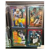 NFL Topps chrome binder inserts parallels