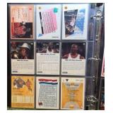 ALL Michael Jordan Binder, Chicago Bulls 6 Pages by 9 Cards per Page = 54 Cards in Total!  All throughout his career!
