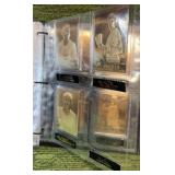 1996 Danbury Mint 22kt Gold Baseball Cards Set With Binder- Most Cards included,missing some.