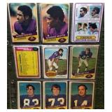 Vintage Minnesota Vikings Lot -NFL Football Cards