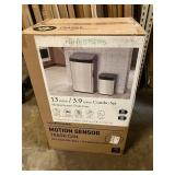 Motion Sensor Trash Can Set