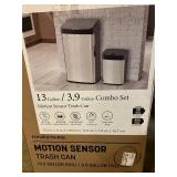 Motion Sensor Trash Can Set