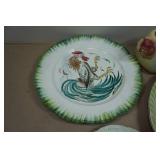 Vintage Shawnee Pottery Tea Pot and Assorted Plates