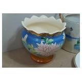 Vintage Shawnee Pottery Tea Pot and Assorted Plates