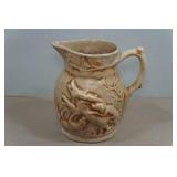 Antique Relief Moulded Jug Pitcher