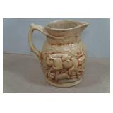 Antique Relief Moulded Jug Pitcher