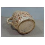 Antique Relief Moulded Jug Pitcher