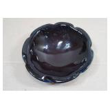 Antique Murano Brown/Red Glass Bowl