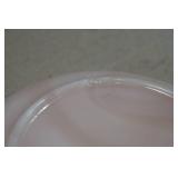 Antique Pink Milk Glass Ash Tray