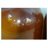 *2* Vintage Brown Glass Gallon Jugs