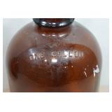 *2* Vintage Brown Glass Gallon Jugs