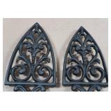 Vintage Griswold and Vulcan Hart Cast Iron Trivets
