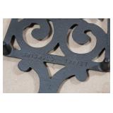 Vintage Griswold and Vulcan Hart Cast Iron Trivets
