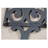Vintage Griswold and Vulcan Hart Cast Iron Trivets