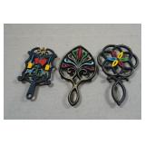 Vintage Wilton Mini Cast Iron Trivets