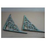 Vintage Cast Iron Shelf Brackets