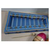 Vintage Wooden Maracas, Xylophone, and Melodee Bells