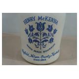 Vintage Henry McKenna Kentucky Straight Bourbon Whiskey Stoneware Jug