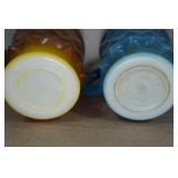 Antique Anchor Hocking Fire-King Milk Glass Mugs