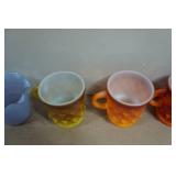 Antique Anchor Hocking Fire-King Milk Glass Mugs