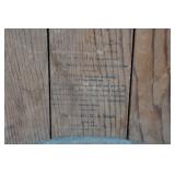 Antique Wood & Glass Washboard with Small Metal & Wood Washboard