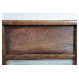 Antique Wood & Glass Washboard with Small Metal & Wood Washboard
