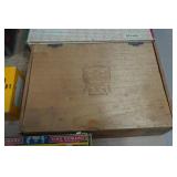 Vintage Cigar Boxes and Oil Can