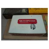 Vintage Cigar Boxes and Oil Can